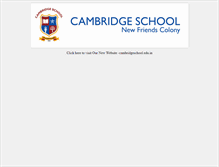 Tablet Screenshot of cambridge-nfc.com